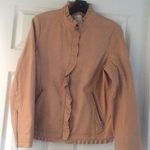Chico Tan Leather Jacket